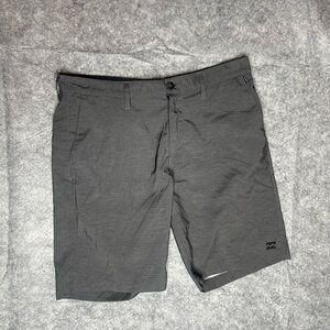 Billabong Hybrid Shorts Mens Size 34 Gray Quick Dry Submersibles Surf Swim